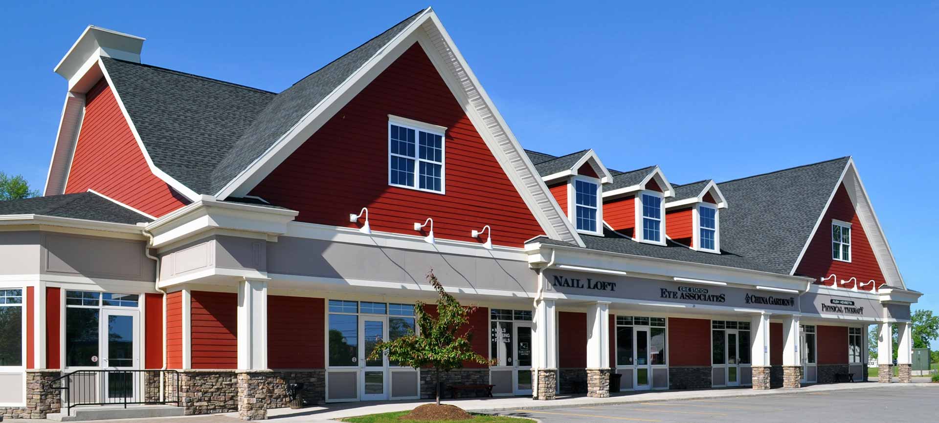 Erie Station West Henrietta, an attractive and timeless mix of retail and office space